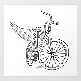 Dream Bike Art Print