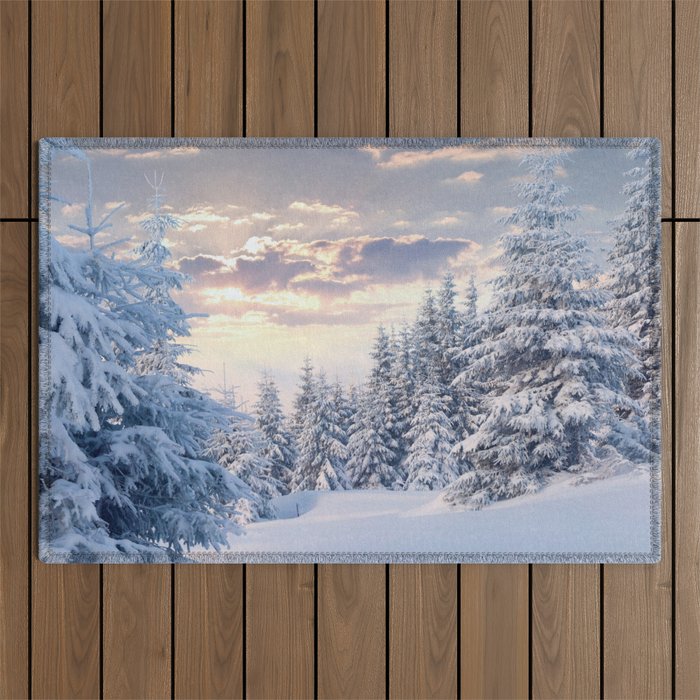 Snow Paradise Outdoor Rug