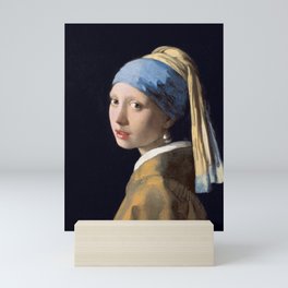 Girl with a Pearl Earring Mini Art Print