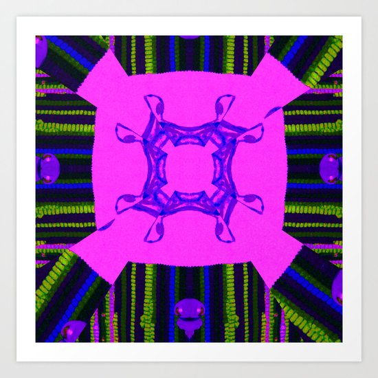 Internal Kaleidoscopic Daze-14 Art Print