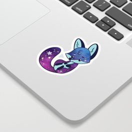 Galaxy Fox Sticker