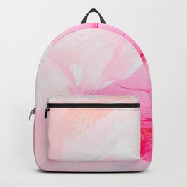 Abstract pastel color dreamy pink and blush painting Backpack
