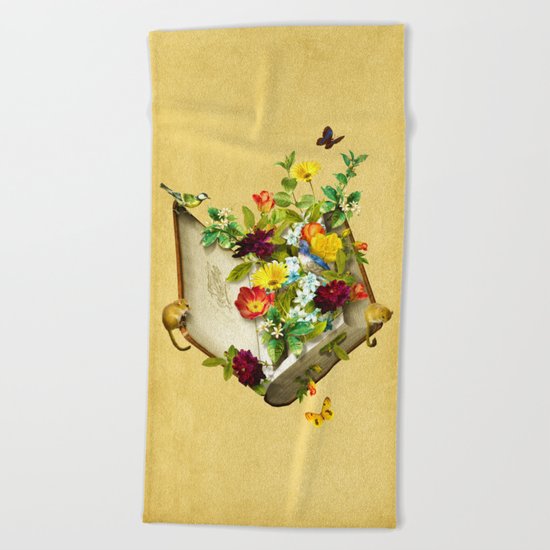 Secret Garden Beach Towel