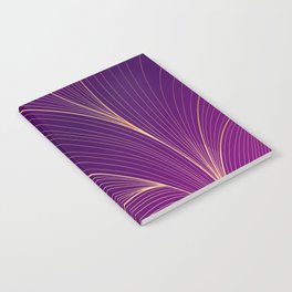 The Purple with Gold  Notebook
