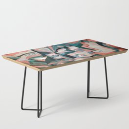 Remix Dry cooler garden Painting  by Paul Klee Bauhaus  Coffee Table