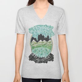 The Mountains are Calling V Neck T Shirt