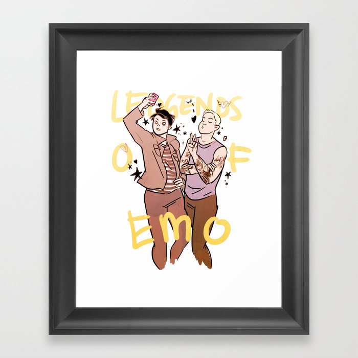 legends of emo Framed Art Print