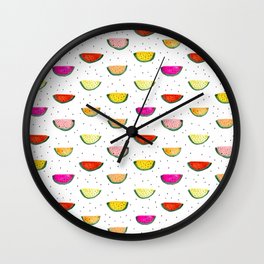 Watermelon slices Wall Clock