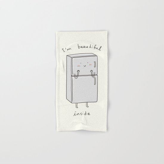 I'm Beautiful Inside Hand & Bath Towel