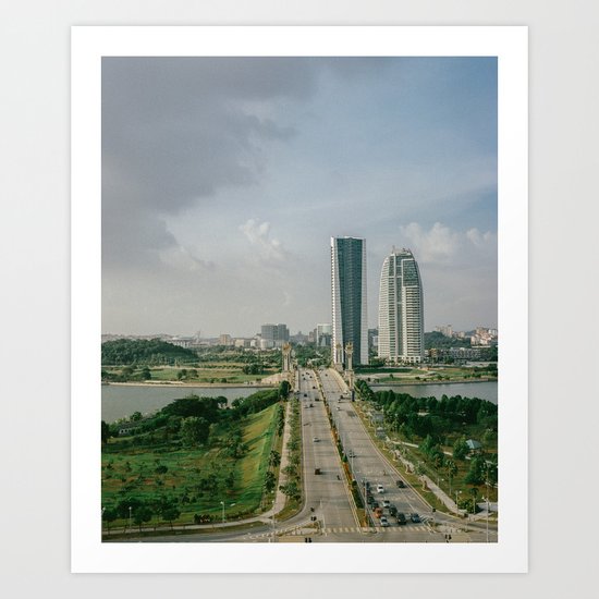 two roads that didn't diverge Art Print