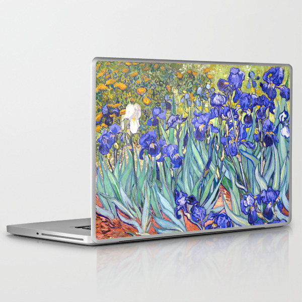 Vincent Van Gogh Irises Laptop Ipad Skin By Artgallery Society6