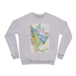 USGS Geological Map of North America Crewneck Sweatshirt