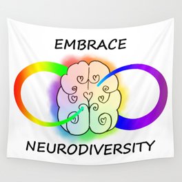 Embrace Neurodiversity Wall Tapestry