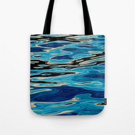 Abstract Water Ripples and Waves Tote Bag