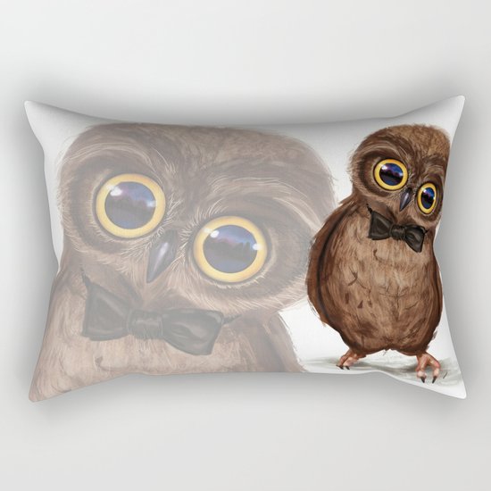 Owl III Rectangular Pillow