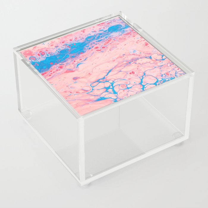 Pink marble art Acrylic Box