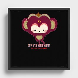 Spyshishee, Cute Monster, Japan, Kitsune Framed Canvas