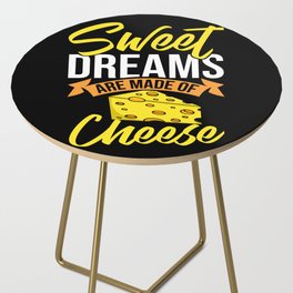 Cheese Board Sticks Vegan Funny Puns Side Table