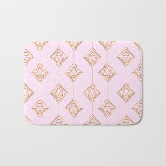 Art Deco D20 Bath Mat