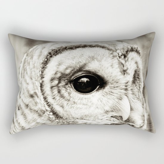 Wise Old Owl Rectangular Pillow