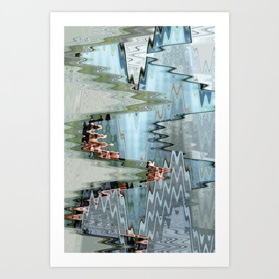 Nude on a Stair Art Print