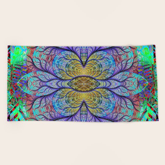 Abstract 1A Beach Towel