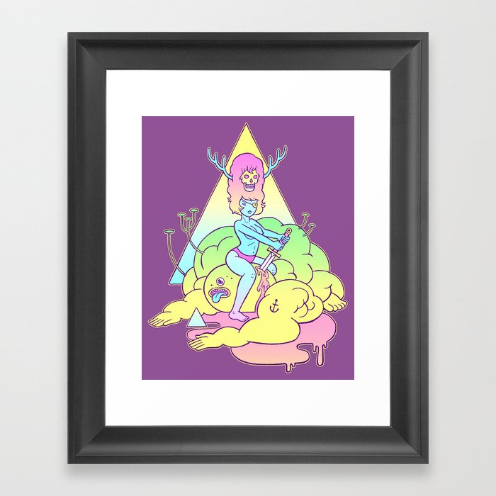 annihilation of the wicked Framed Art Print