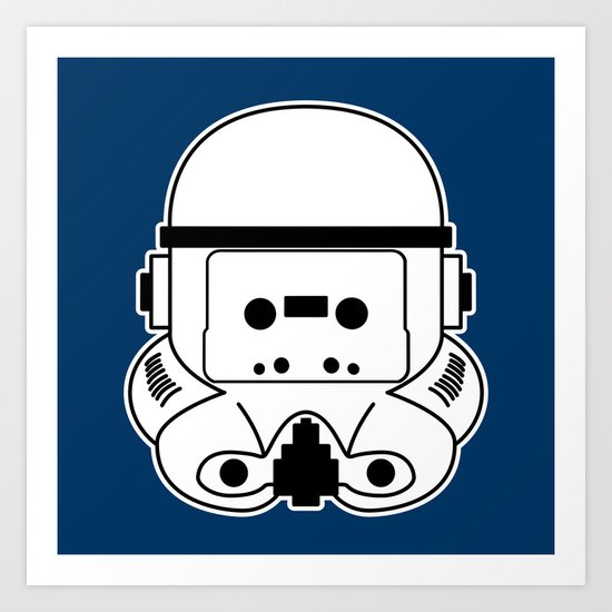 Cassette Trooper Art Print