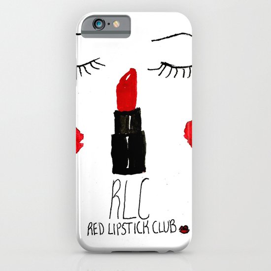 Red Lipstick Club iPhone & iPod Case