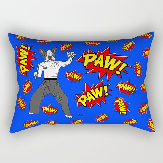 PAW POW - Kungfu Dog Rectangular Pillow
