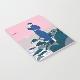 Woman by the sea Notebook