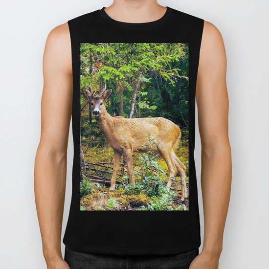 The Wandering Deer Biker Tank