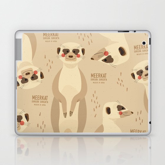 Meerkat, Wildlife of Africa Laptop & iPad Skin