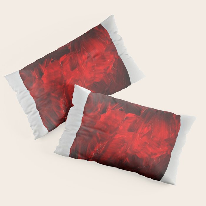 Dark red throw pillow sales