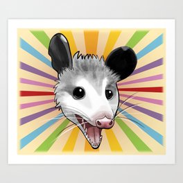 Awesome Possum Art Print
