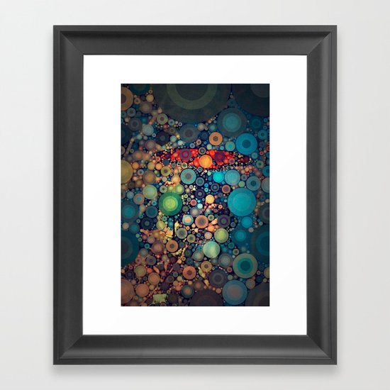 Butterfly love Framed Art Print