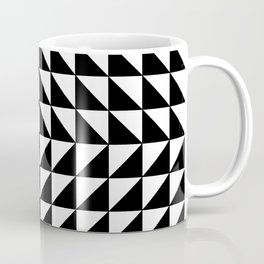 BLACK AND WHITE TRIANGULAR FLIP. Mug