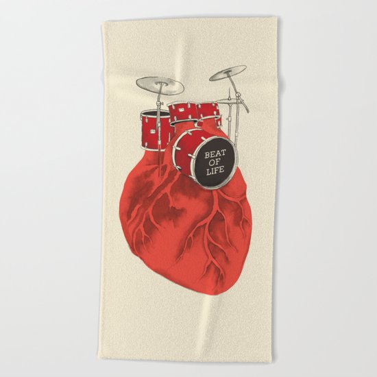 Beat of Life Beach Towel