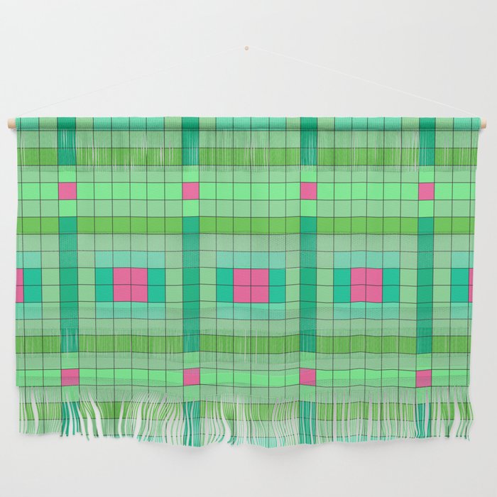 Checkboard Pattern Design Wall Hanging