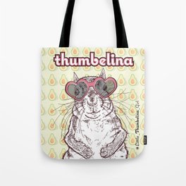 Little Thumbelina Girl: heart sunnies Tote Bag