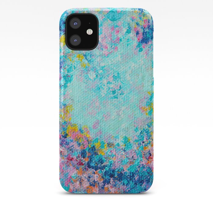 Follow My Heart Abstract Painting Iphone Case By Artbykatsy