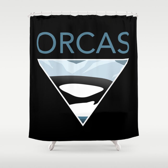 Orcas Shower Curtain