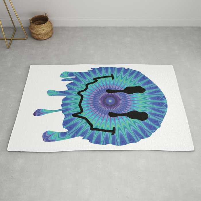 Psychedelic Smiley Face Melting Smiley Trippy Rug By Mintedfresh Society6 We present to you a selection of 27 interesting and top trippy clipart smiley face collection. psychedelic smiley face melting smiley trippy rug by mintedfresh