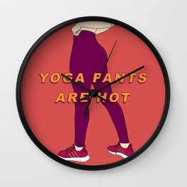 Yoga Pants Wall Clock