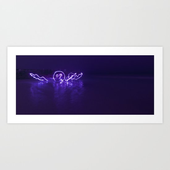 Electric Calimari Art Print