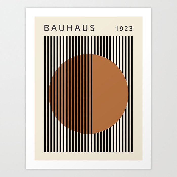 Exhibition poster-Bauhaus 8. Art Print
