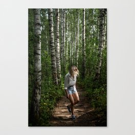 Birches Canvas Print