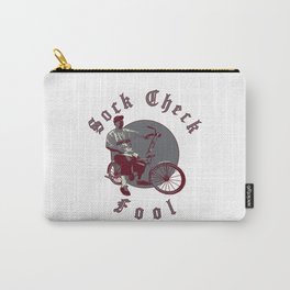 Sock Check Fool - White Carry-All Pouch | Los Angeles, High Socks, High Sock, Graphicdesign, Culture, Sock Check Foo, Sock Check, Fool, Latino, Chola 