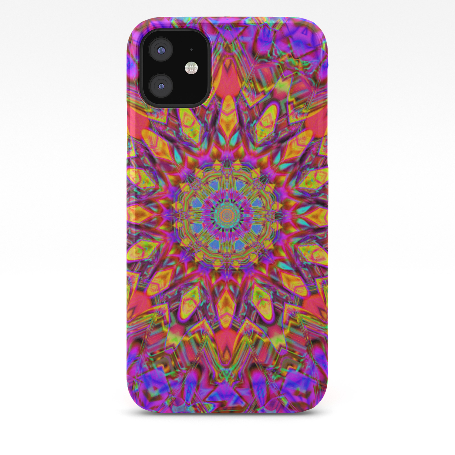 Abstract Flower a Qq Yy Iphone Case By Vitta Society6