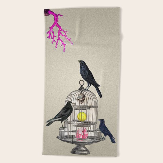 Keeper Crows Beach Towel